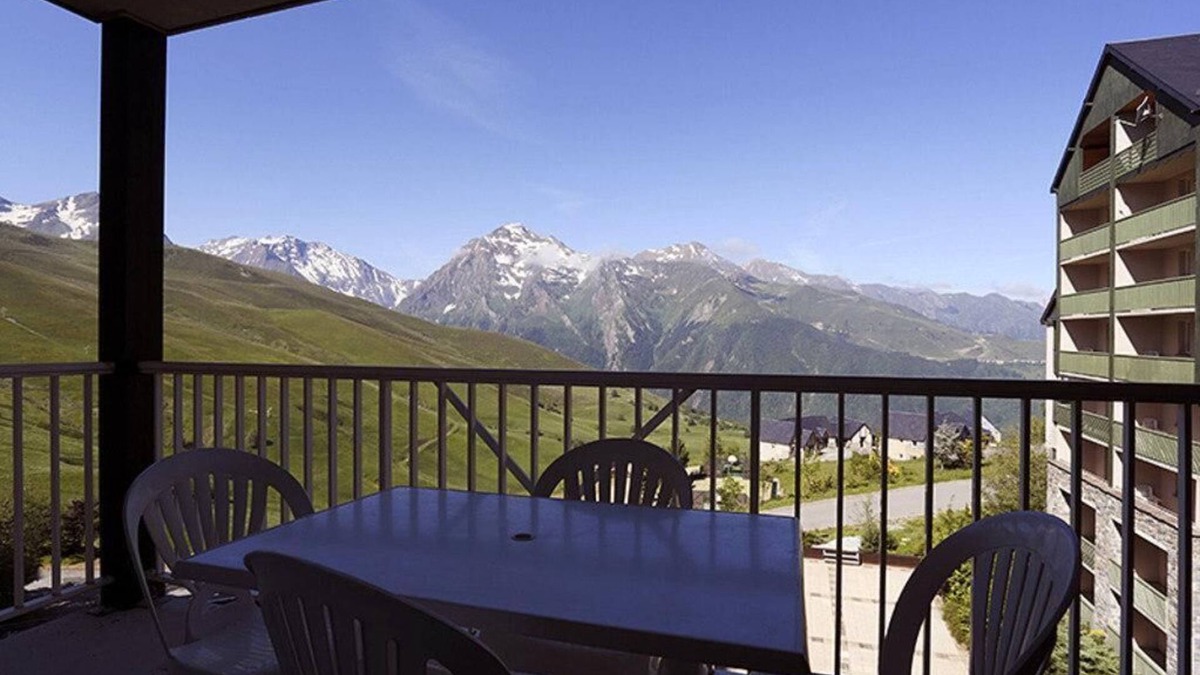Peyragudes Apartment | Floor -1, terrace, balcony, tv, ski locker, 28m², Peyragudes