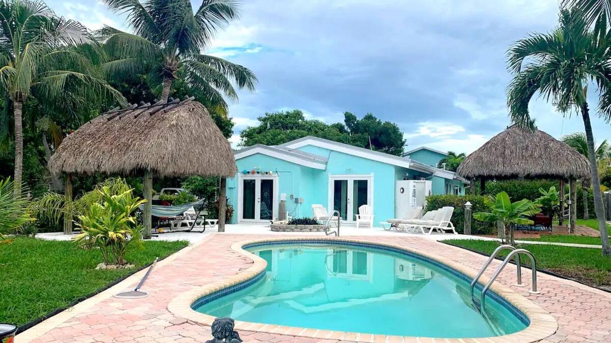 Whispering Pines House | Florida Keys Water Front Vacation Home with Pool