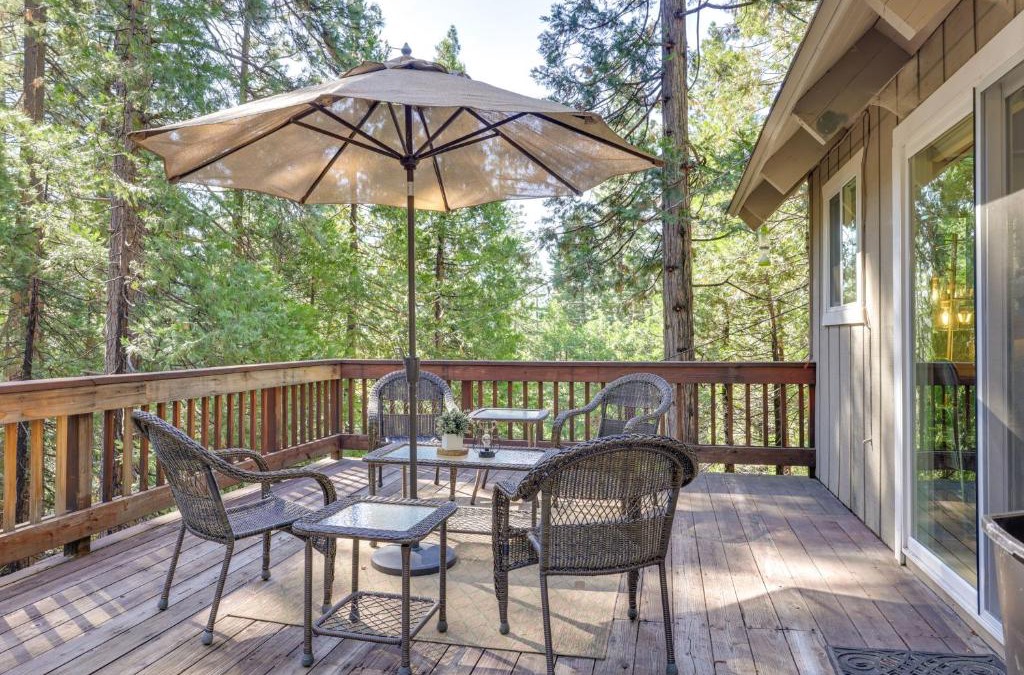 Cold Springs House | Forested Cold Springs Cabin with Wood-Burning Stove!