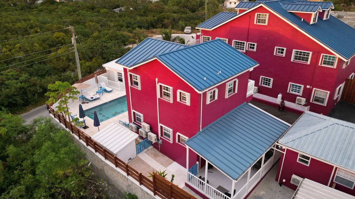 Blue Hills House | Forget your worries in this serene space. Pool view, top floor. Privacy gate.