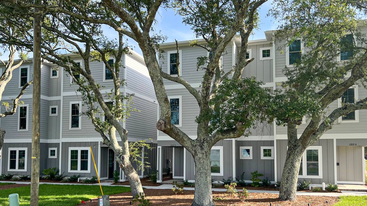 Morehead City House | Four townhomes - heart of the city - elevator, balconies, fast WiFi, central AC