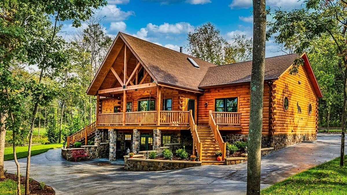 Shenandoah Cabin | Fox Den Cabin Sleeps up to 18 ADA Compliant main floor w/Hot Tub