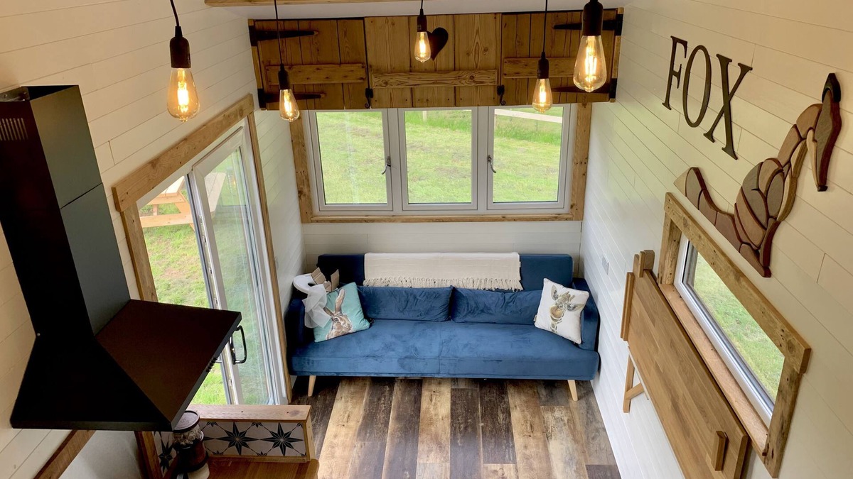 Foxley Cabin | Fox Tiny House is a wonderful place to escape to with all the home comforts you can imagine! A king-