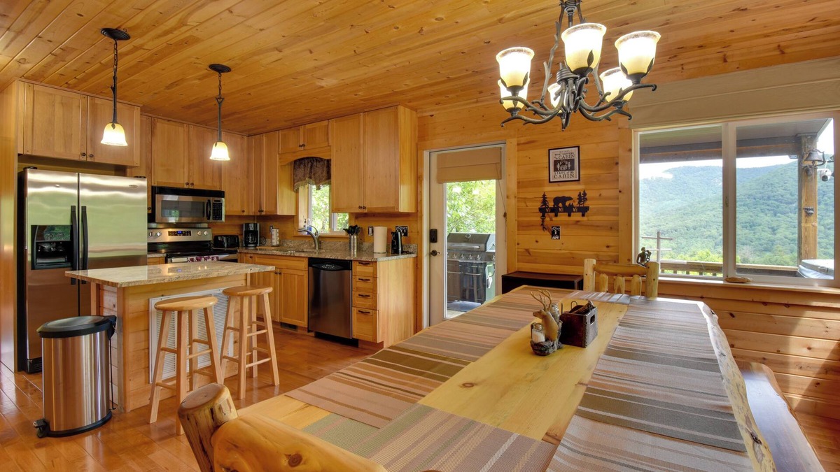 Franklin Cabin | Franklin Cabin w/Game Room, Mountain-View Deck