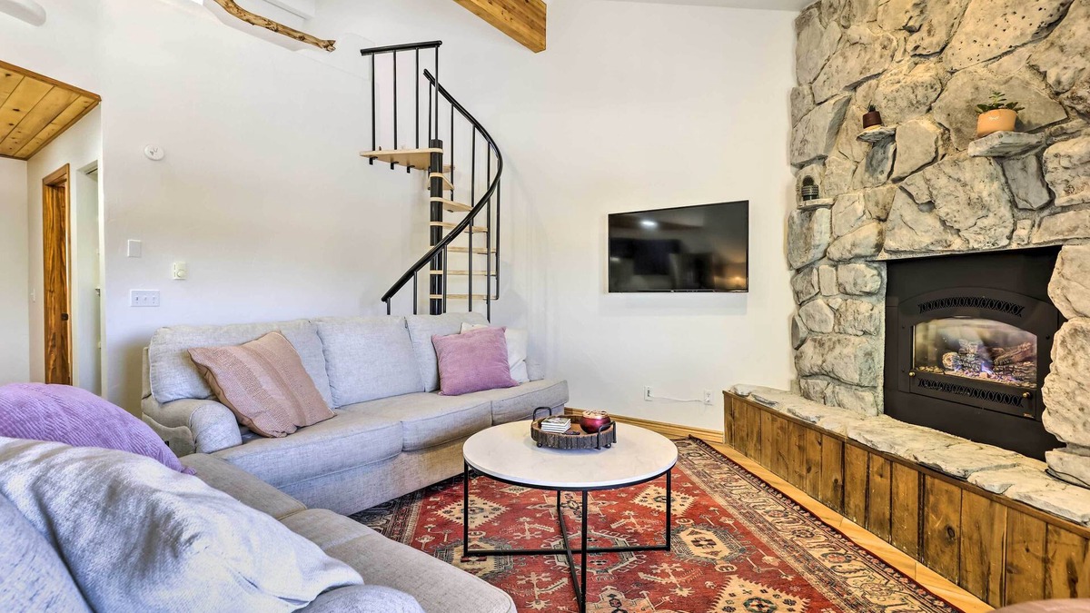 Fraser Condo | Fraser Mountain Escape w/Fireplace & Deck!