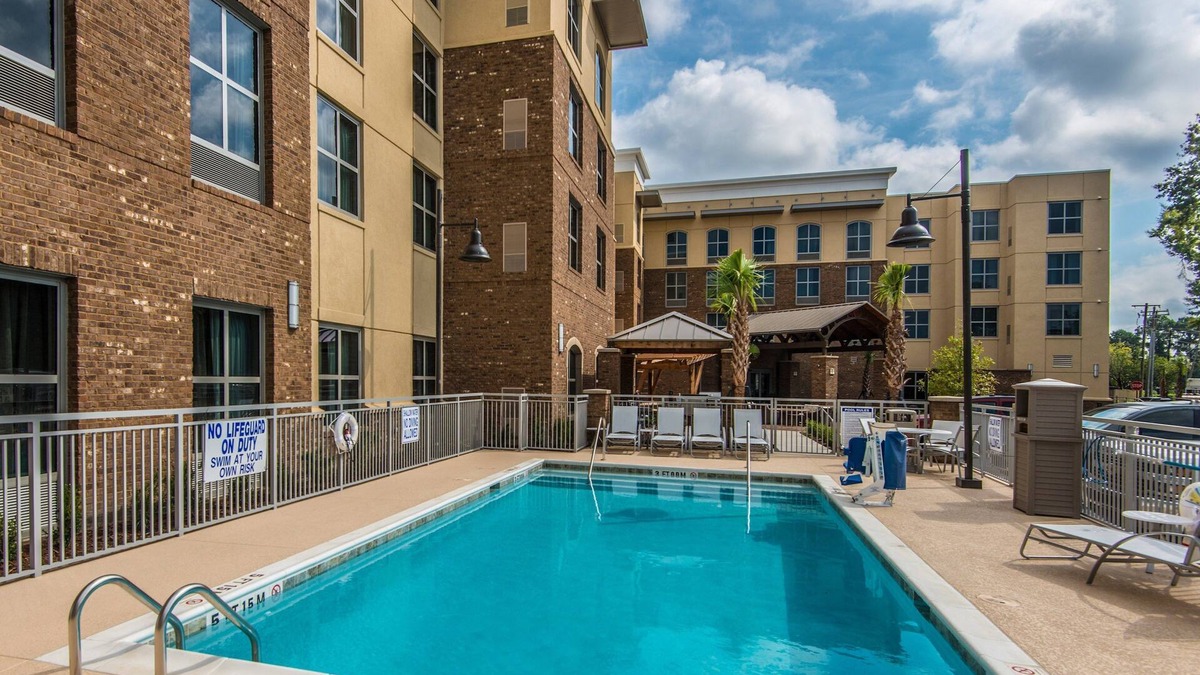 Charleston Apartment | Free Breakfast Buffet + Outdoor Pool + Free Wi-Fi | Balcony with Bridge and Harbor Views!