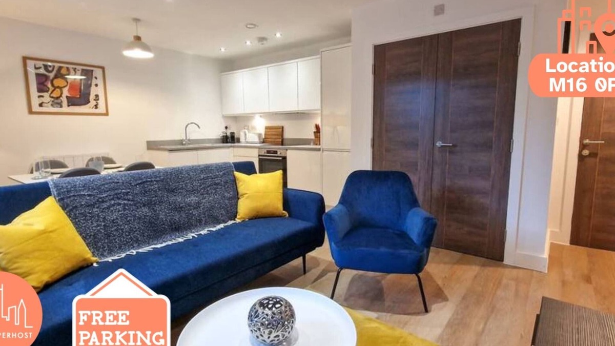 Old Trafford Apartment | Free Parking Manchester United by City SuperHost