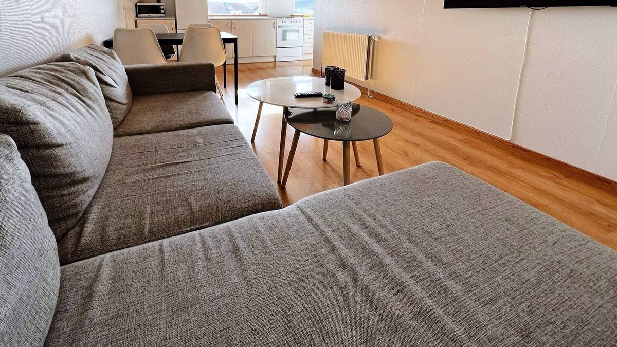 Hoyvik Apartment | Free parking, one-bedroom apartment in Hoyvík