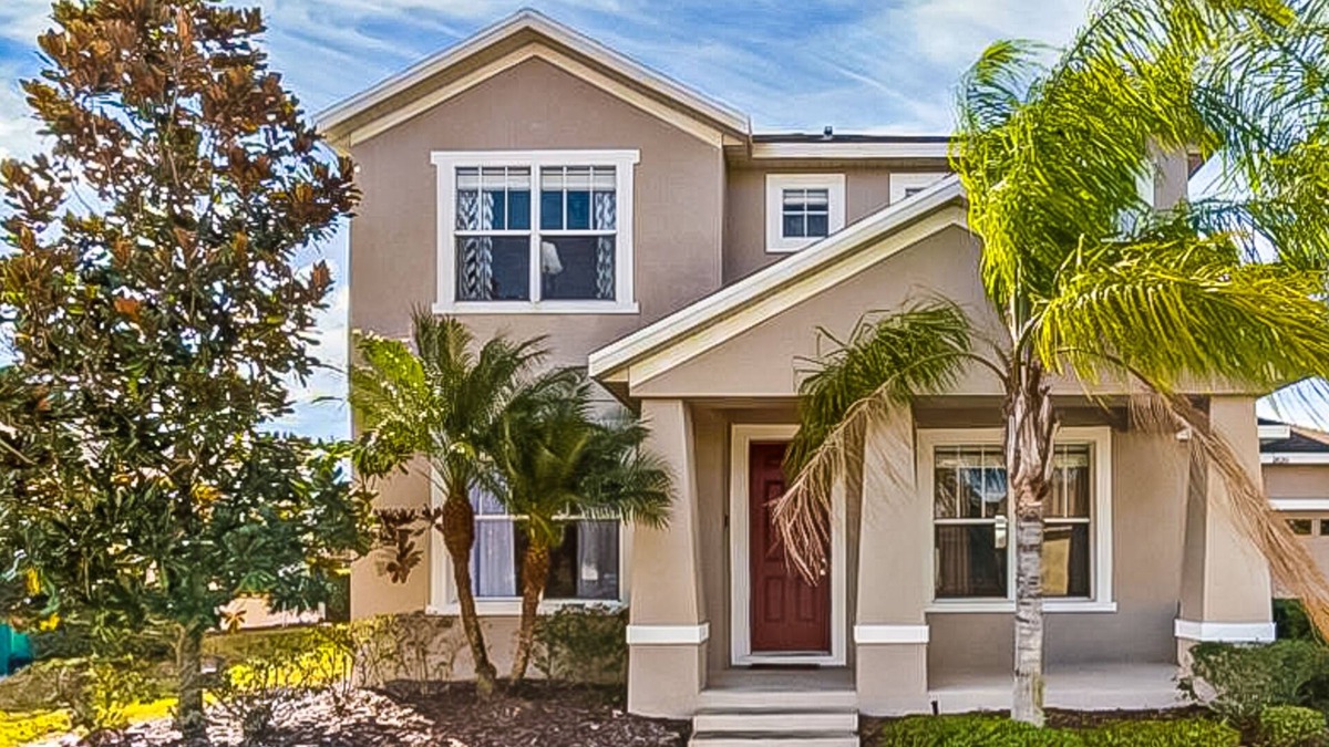 Trafalgar Village House | Freshly updated resort home with private pool, grill, soaking tubs, & smart TVs