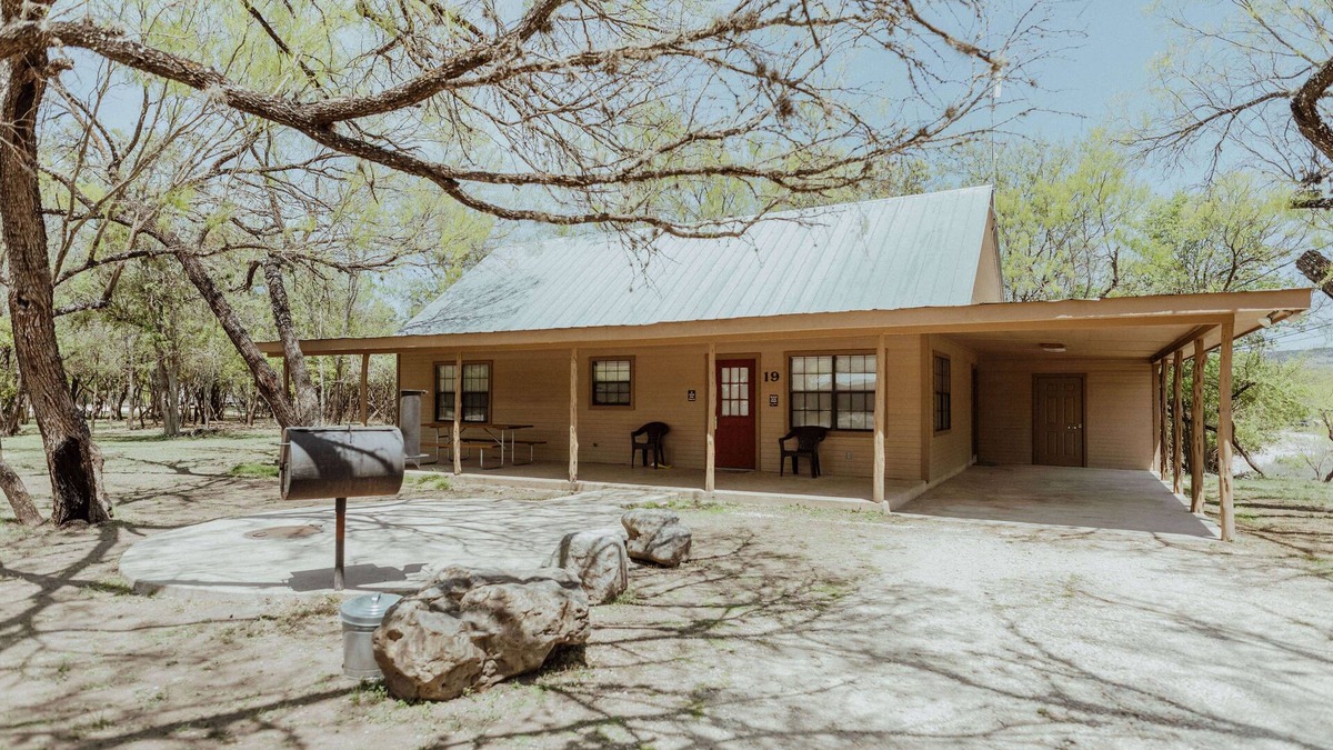 Sabinal Cabin | Frio Country Resort - Within walking distance to the Frio River!