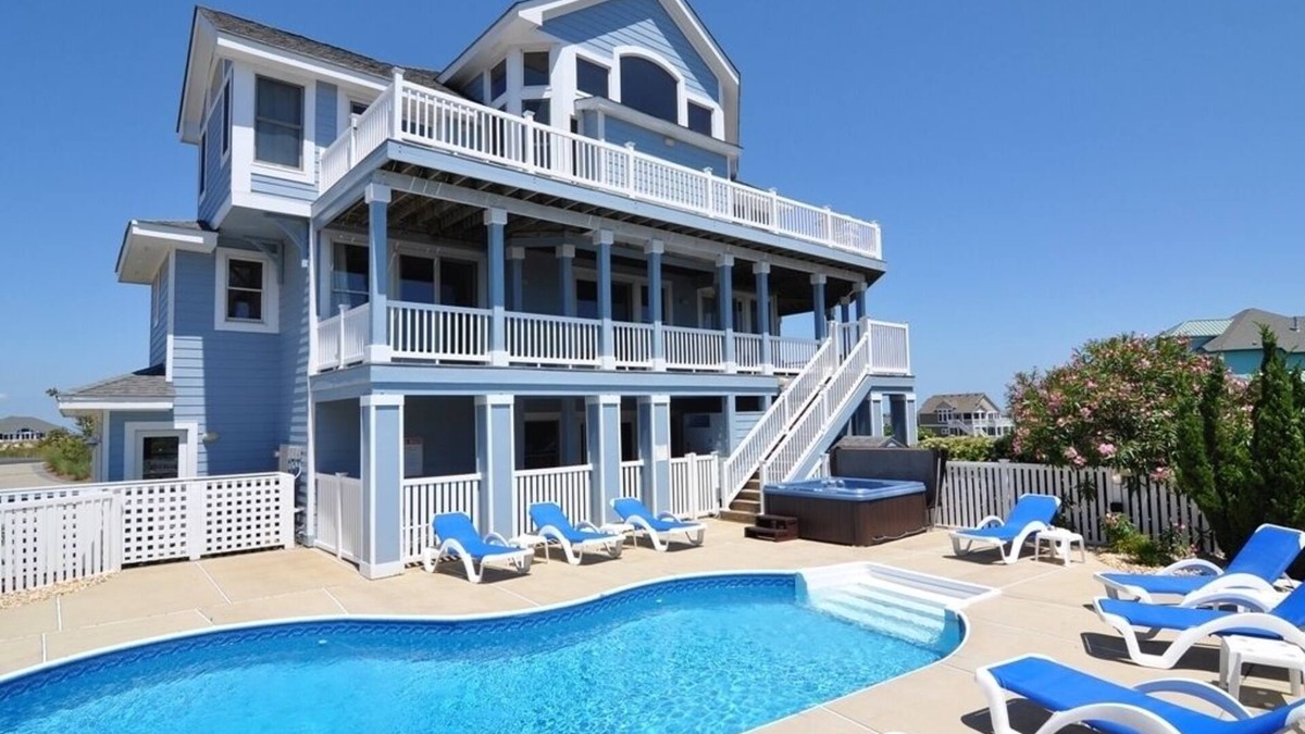 Corolla House | From Sunrise to Sunset: Pool, Hot Tub, Ocean views