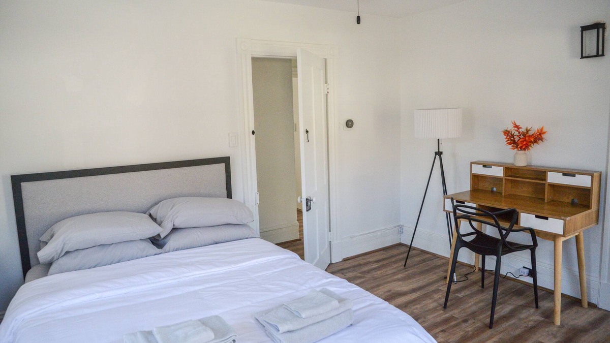 Sussex House | Front Lake House View. Sleeps up to 4.Convenient location. Unit#2. NoLake access