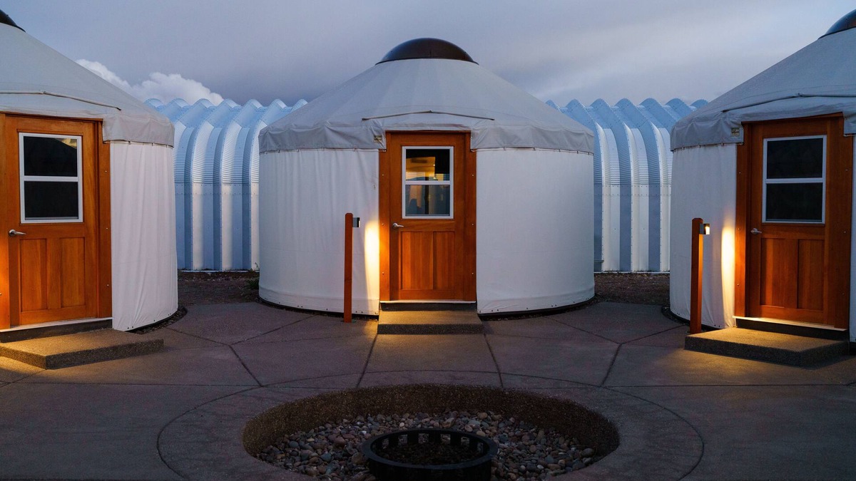 Center House | Frontier Drive-Inn | Yurt 8
