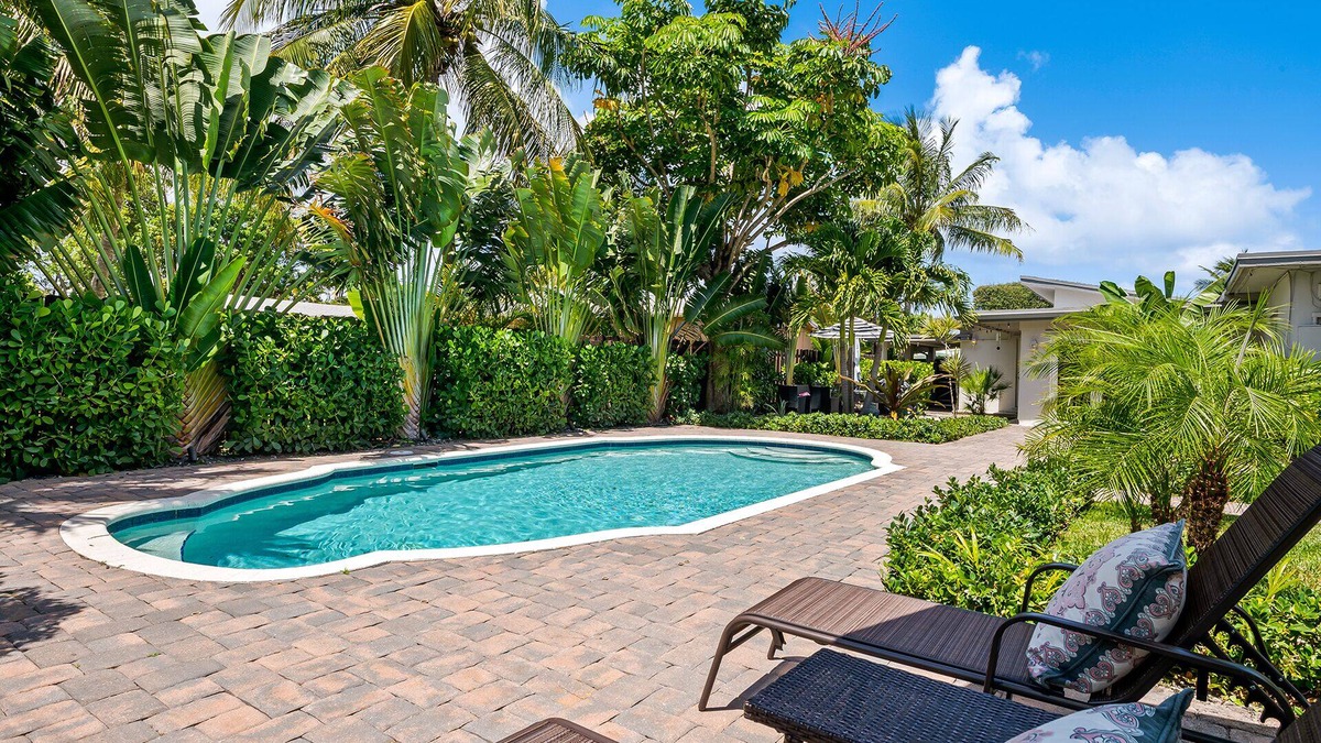 Poinsettia Heights House | Ft Lauderdale Las olas Oasis, near DT/Beaches heated pool