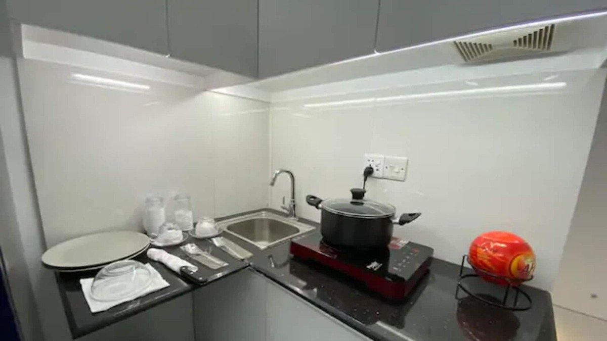 Basundhara Residential Area Apartment | Full furnished studio apartment with cozy ambiance