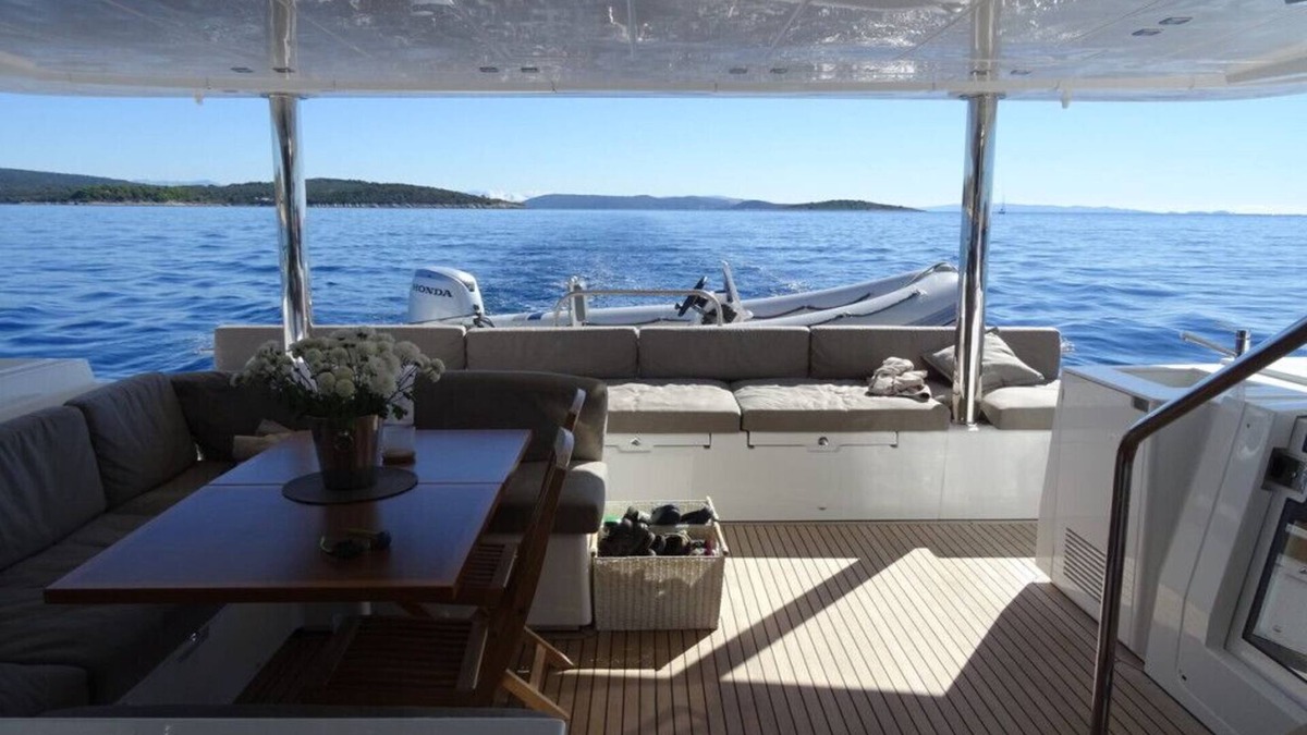 Elliniko Boat Rental | Fully Crewed Luxury Catamaran on a Lagoon 560 in Greece