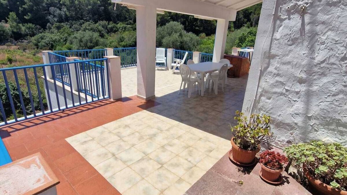 Carloforte Villa | Fully detached villa. Sea-view terrace.Barbecue with wood-burning oven.