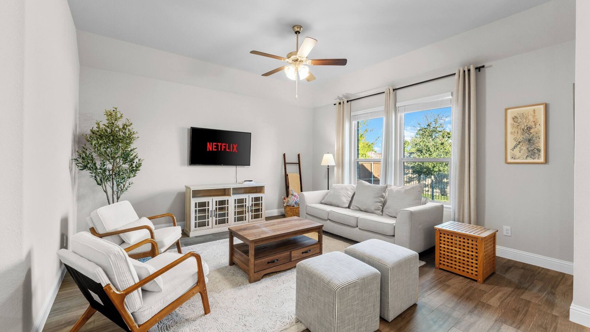 Keller House | Fully Furnished Serene 4BR,2BA House in Keller, TX