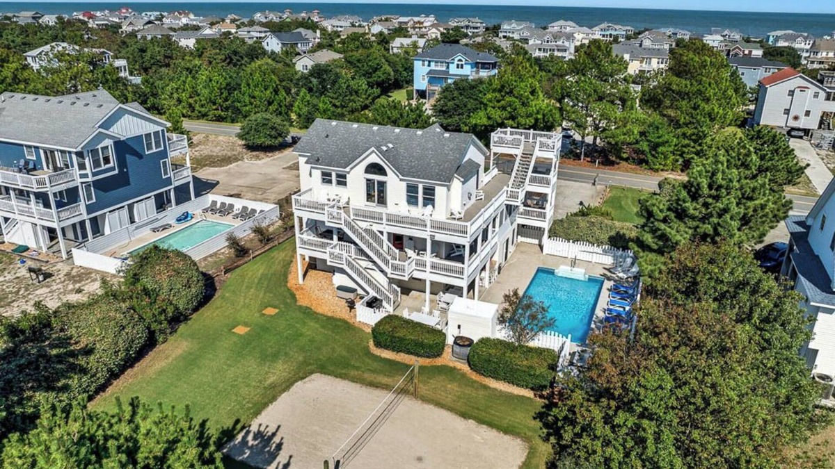 Whalehead Beach House | Fun in Paradise | 1375 ft to the beach | Private Pool, Hot Tub, and Dog Friendly