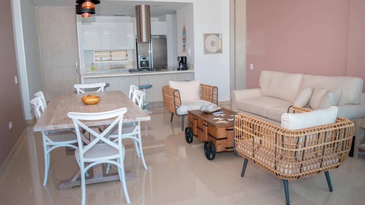 Pozos Colorados Apartment | FURNISHED APARTMENT WITH DIRECT EXIT TO THE BEACH AND A DOCK ON THE LAKE