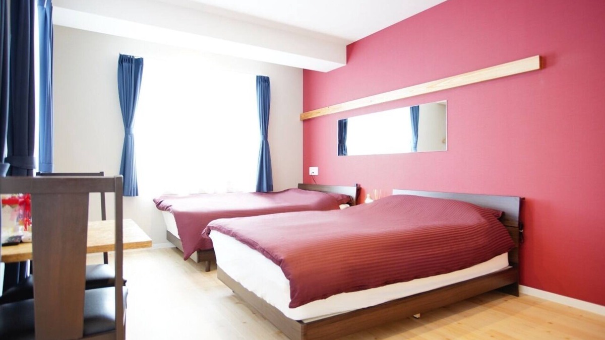 Okinawa Apartment | Furushima 202 2 double beds with kitchen washing/Naha Okinawa