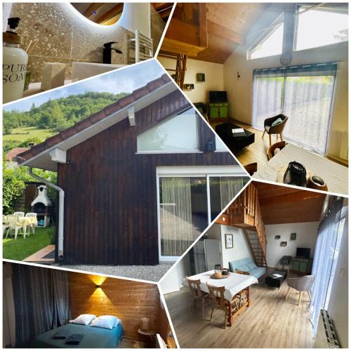 Montgesoye Ski Chalet | Gîte du Moulin - confort et nature - 2 chambres avec jardinet à Montgesoye, vallée de la Loue