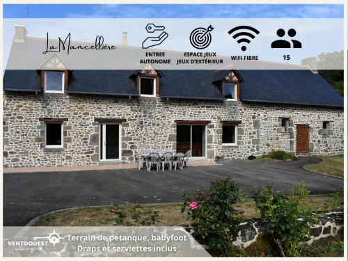 Ambrieres-les-Vallees House | Gîte La Mancellière - Maison familiale 12-15 pers, grand jardin, jeux & pétanque - Pleine nature