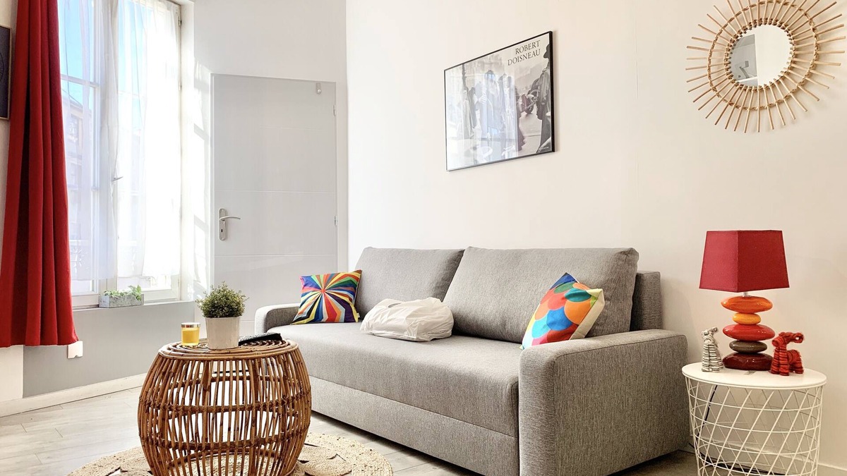 Quartier Chorier-Berriat Apartment | #G4 | Petit Paris 💋 | Quiet, fully-equipped studio