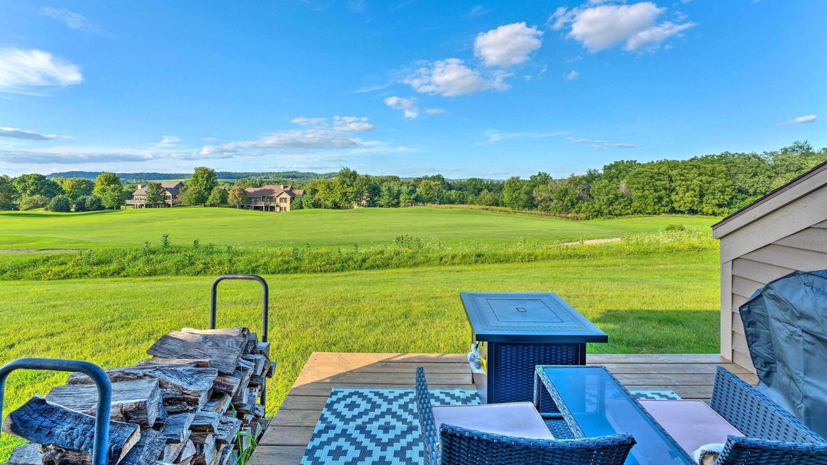 The Galena Territory House | Galena Gem w/ Fire Pit on Eagle Ridge Fairway