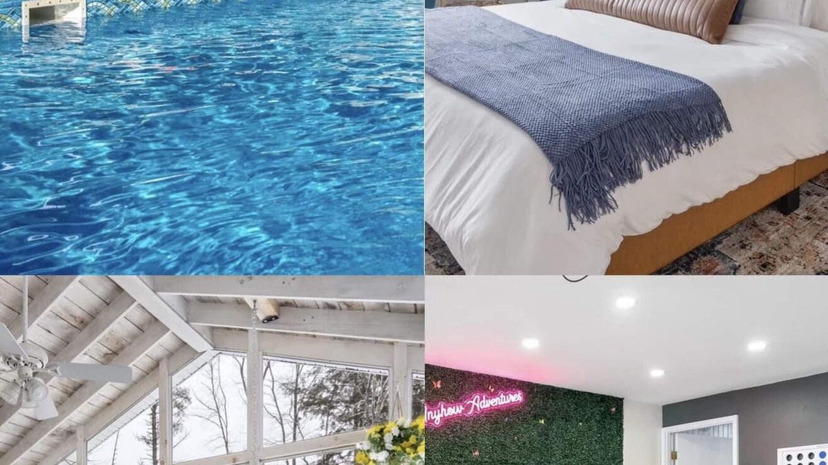 Saratoga Springs House | Game Room+Hot Tub+Pool+King Beds+More