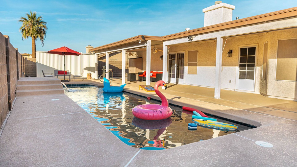 Yuma House | Game Room/Pool Cozy Home in Yuma