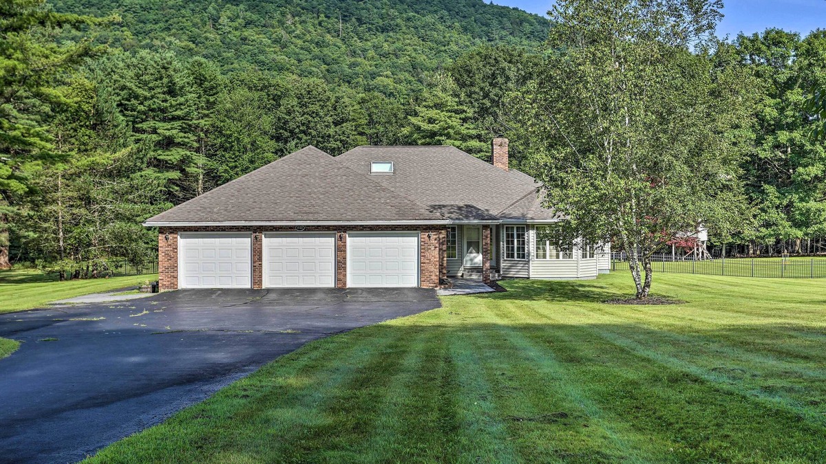 Hancock House | Game Room, Yard + Hot Tub: Spacious Catskills Home