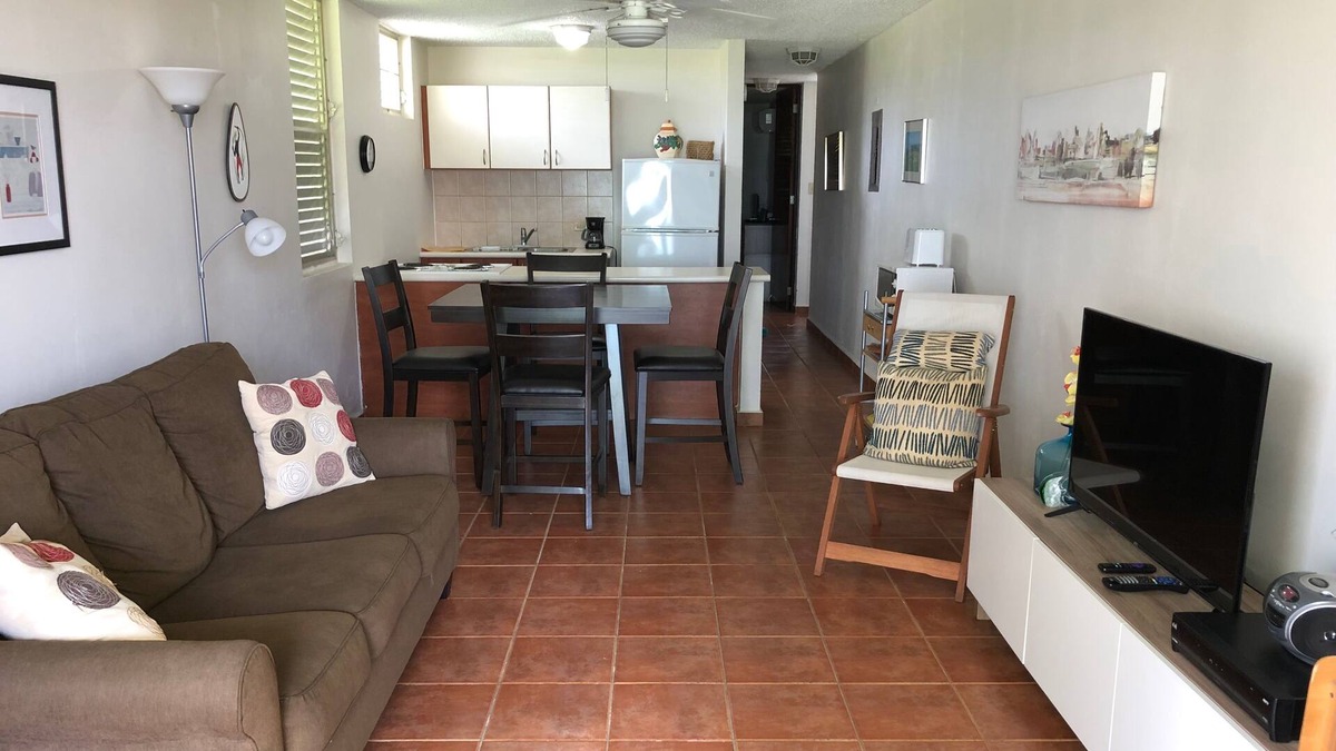 Miradero Condo | Garden apartment for full enjoyment of beach and pool. WiFi, sleeps 4