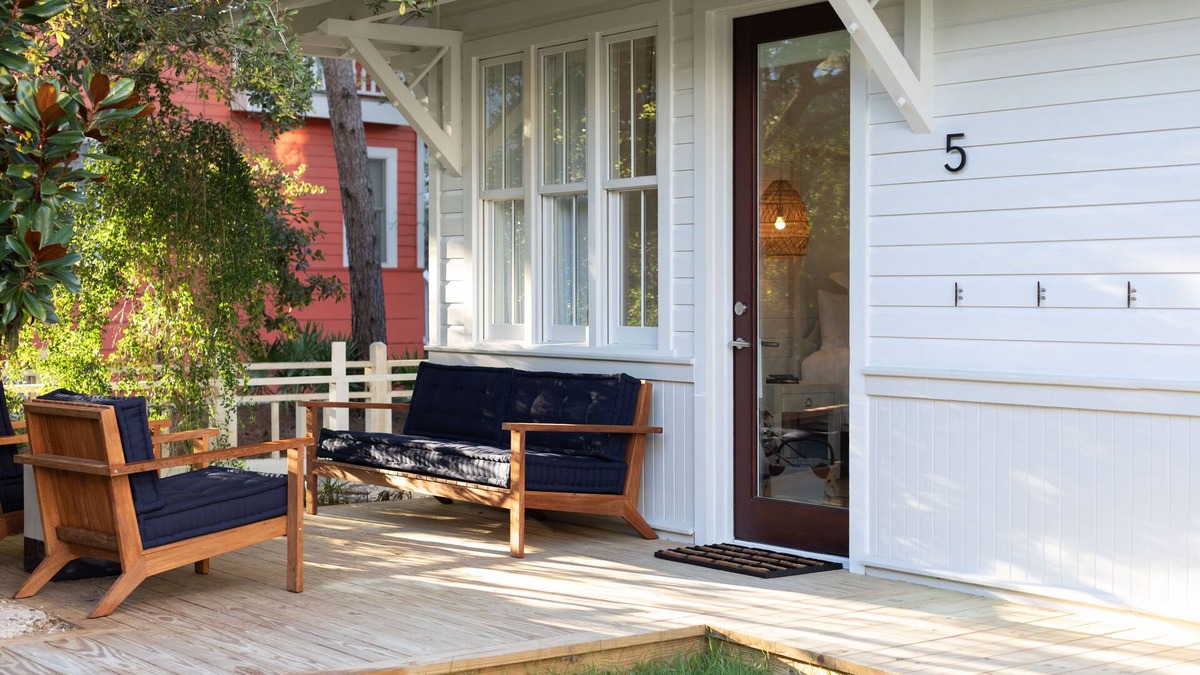 Seaside Hotel | Garden Bungalow Seaside, FL! Stunning Renovation, Steps to Beach + 2 Bikes