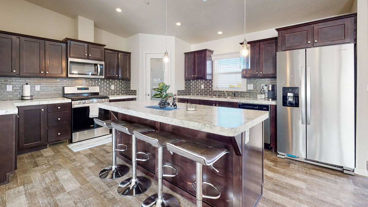 Pinon Hills House | Gated Mtn-View Home with Private Six-Person Hot Tub & Sauna - Dog-Friendly