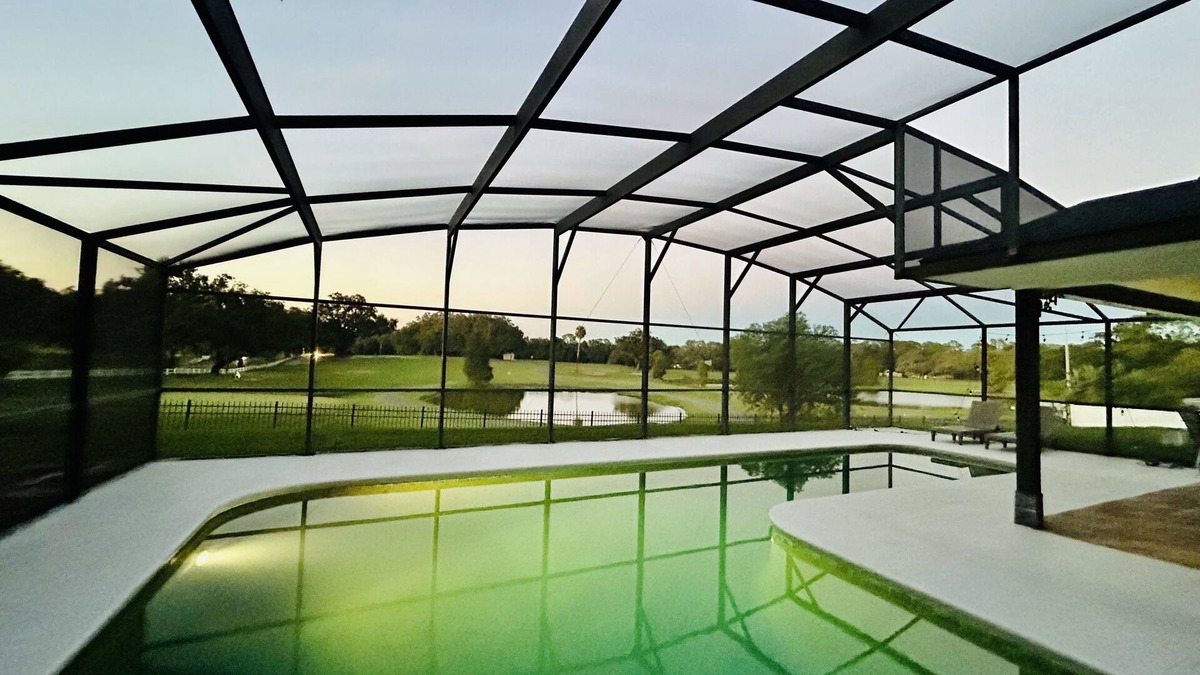 Lake Mary House | Generations Gateway - King bedroom Suite, Sauna, and Screened in Pool.