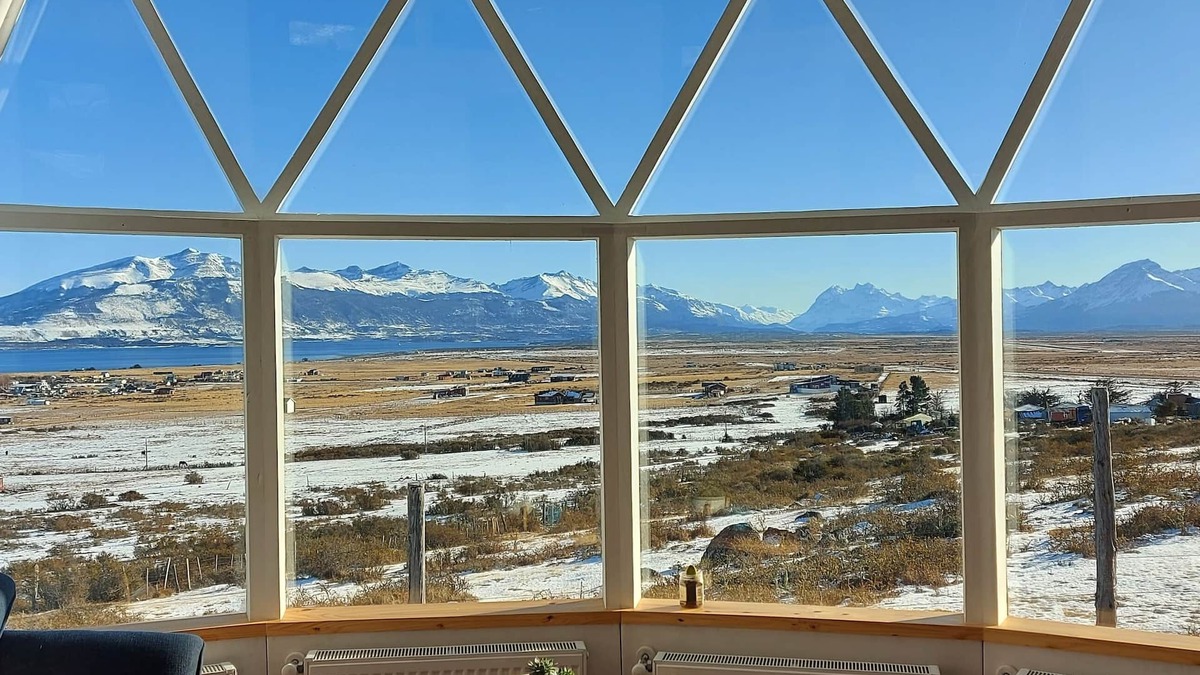 Puerto Natales Apartment | Geodesic Dome with Stunning Glacier and Fjord views