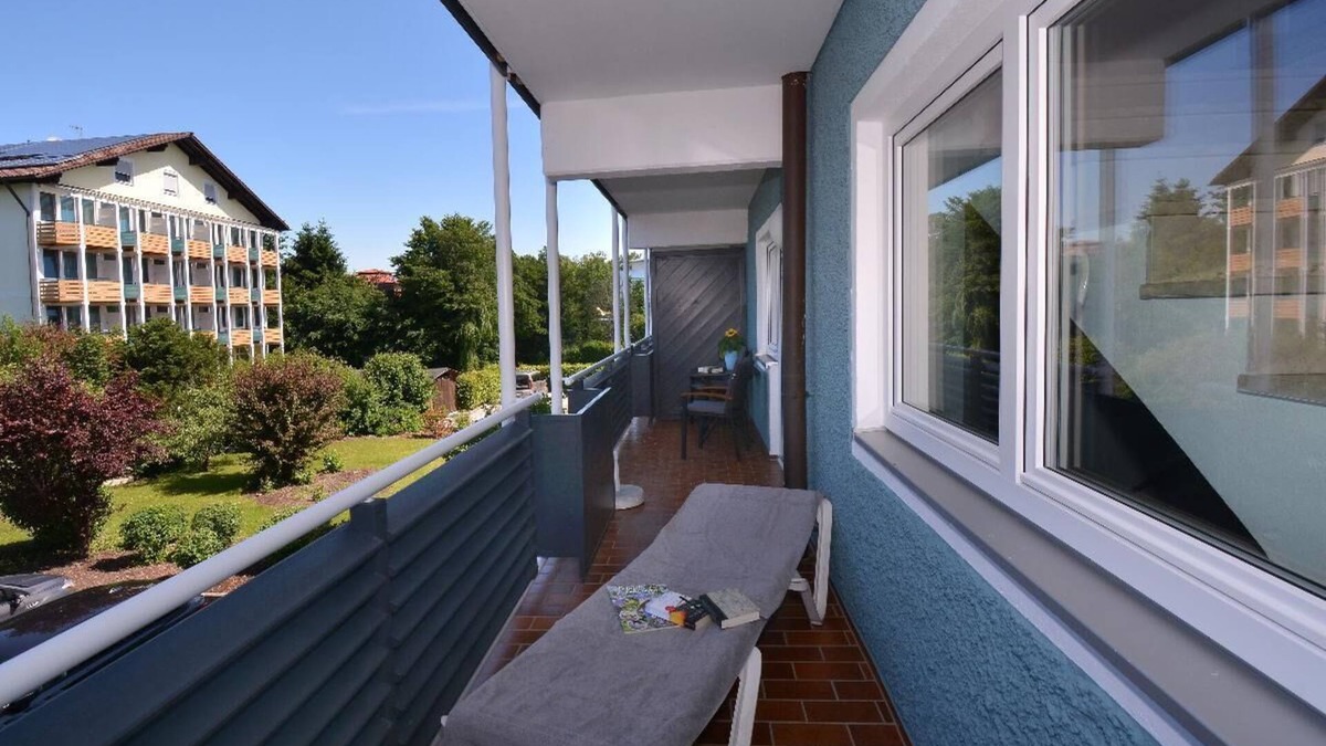 Bad Fuessing Apartment | Geräumige Soutterrain-Appartement in Bad Füssing mit überdachter Terasse