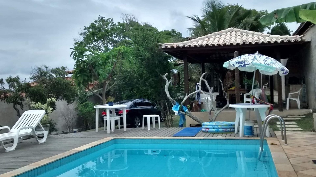 Buzios House | Geribá Mansion 04 bedrooms 800 m2 of land swimming pool barbecue 500 m from the beach AIR CONDITIONING
