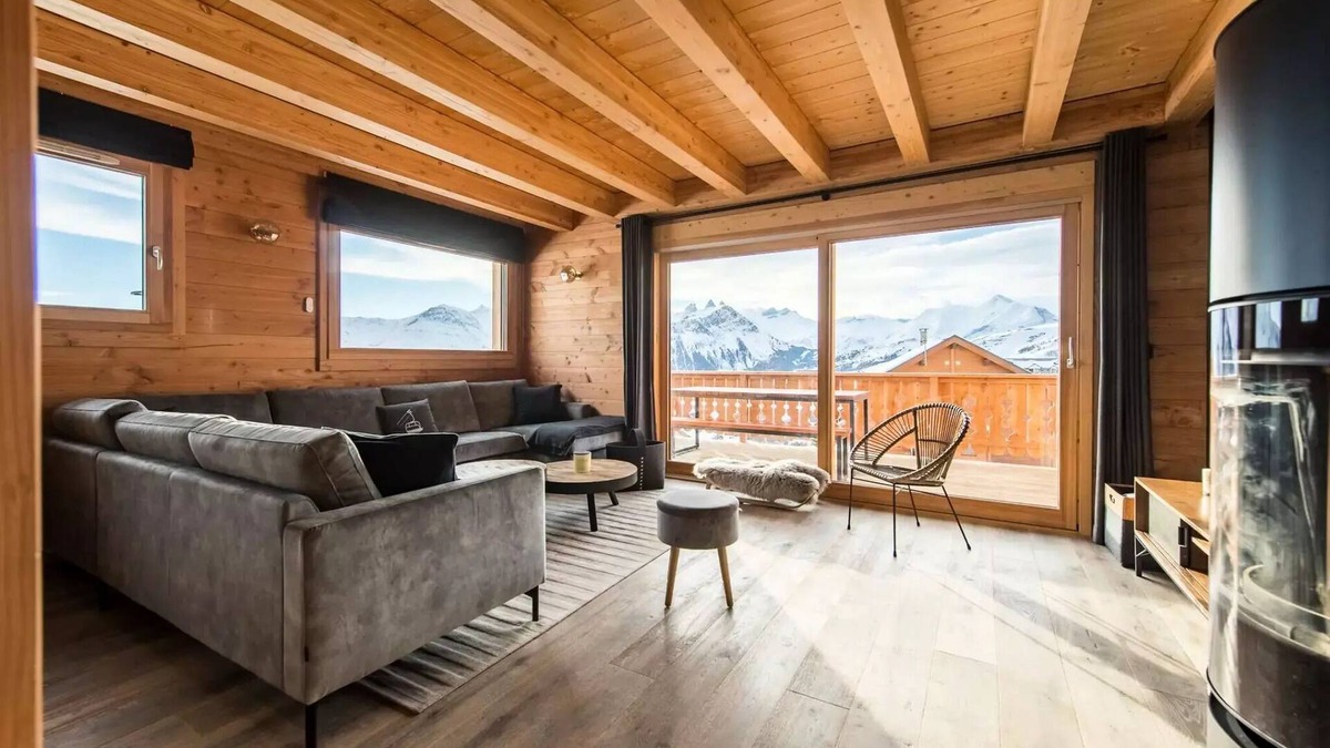 La Toussuire Ski Chalet | Geschlossenes Reihenhaus mit Panoramablick