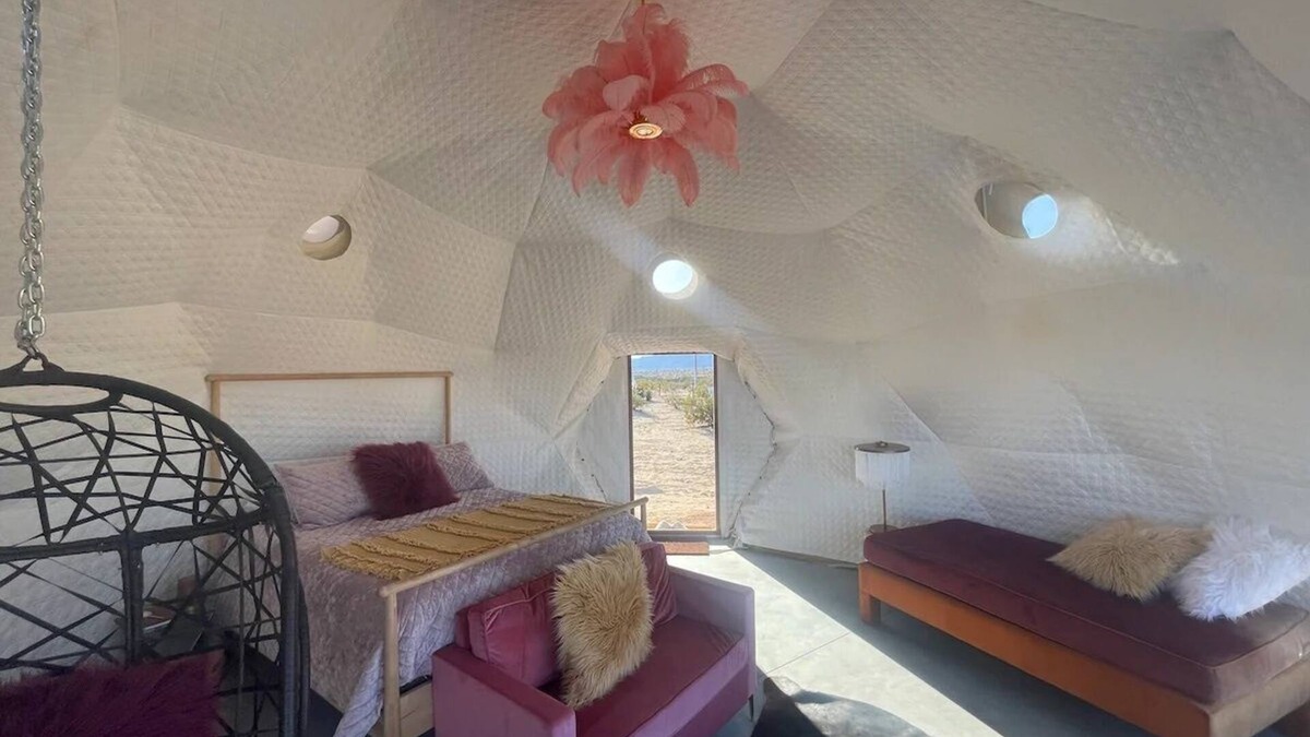 Twentynine Palms RV Rental | Glamping in a Geodesic Dome
