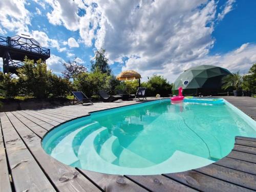 gmina Mełgiew Other | Glamping nad stawem