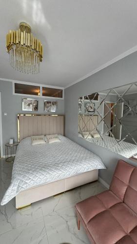 Sopot Apartment | Gold Glamour Apartment Sopot z dwoma sypialniami, duzy balkon