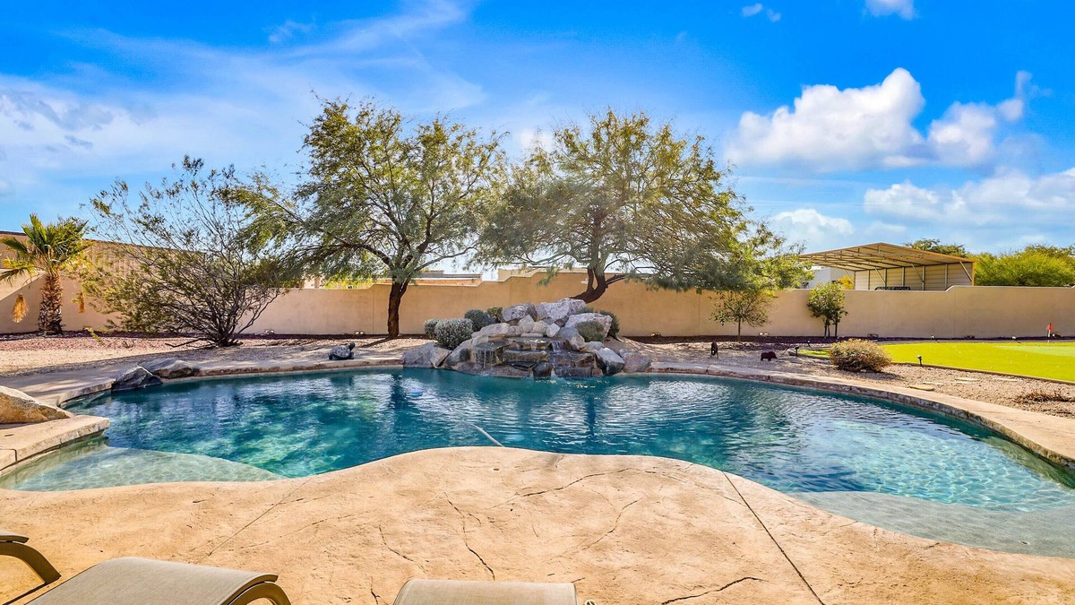Maricopa County House | Golf, Swim, Relax! 4 Bdrm w Pool & Putting Green!