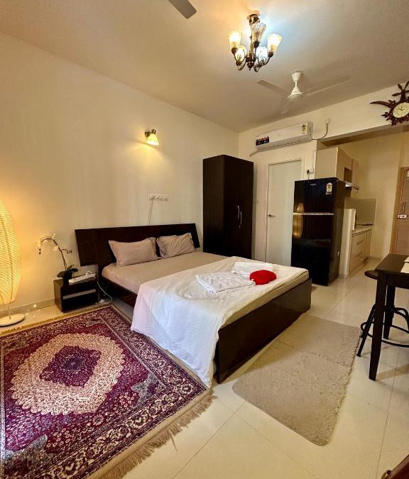 Chicalim Apartment | Good Stay Pool view stylish Studio Apartment,6km from Airport, 307