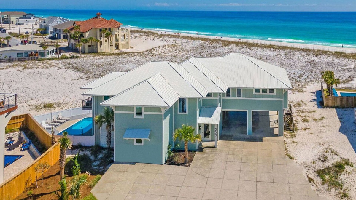 Villa Primera House | Gorgeous 6 Bedroom, 6.5 Bath Gulf Front Home with Private Pool!