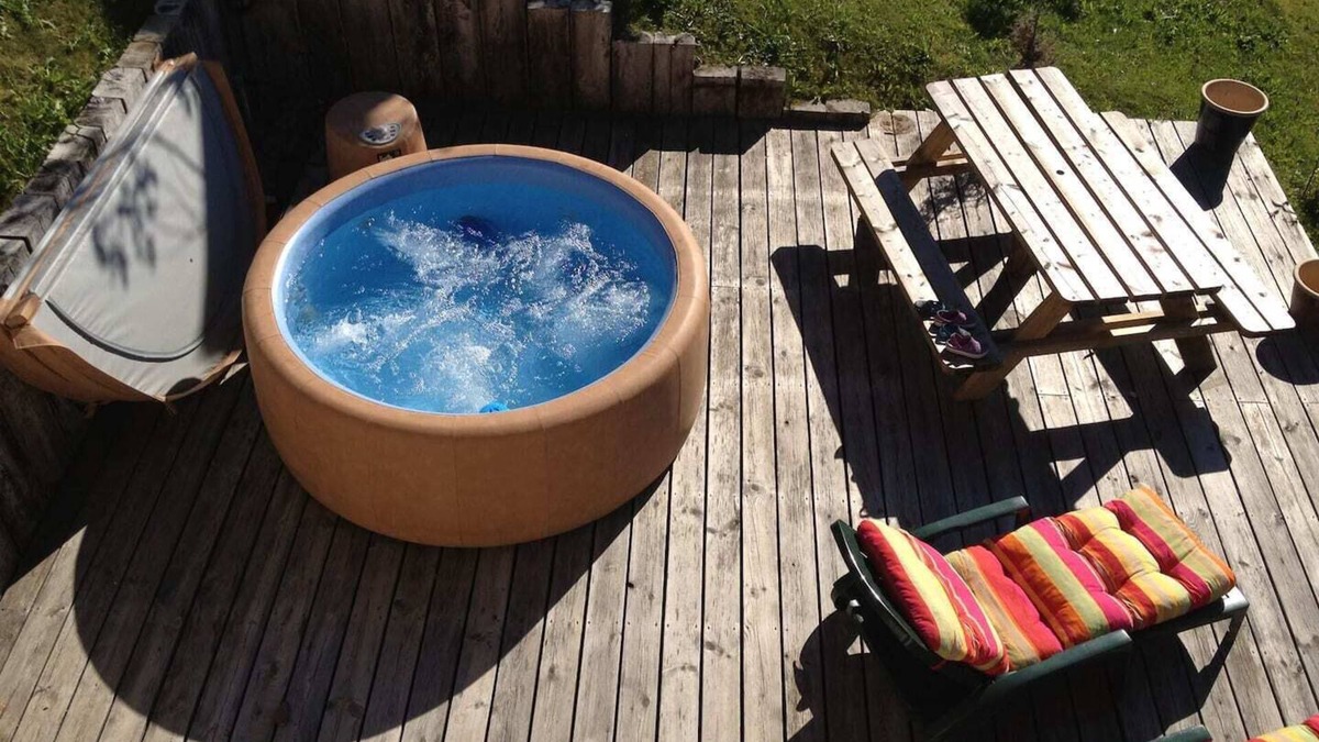 Les Gets Ski Chalet | Gorgeous CHALET, stunning views 80 meters from the ski slopes hot tub, parking."
