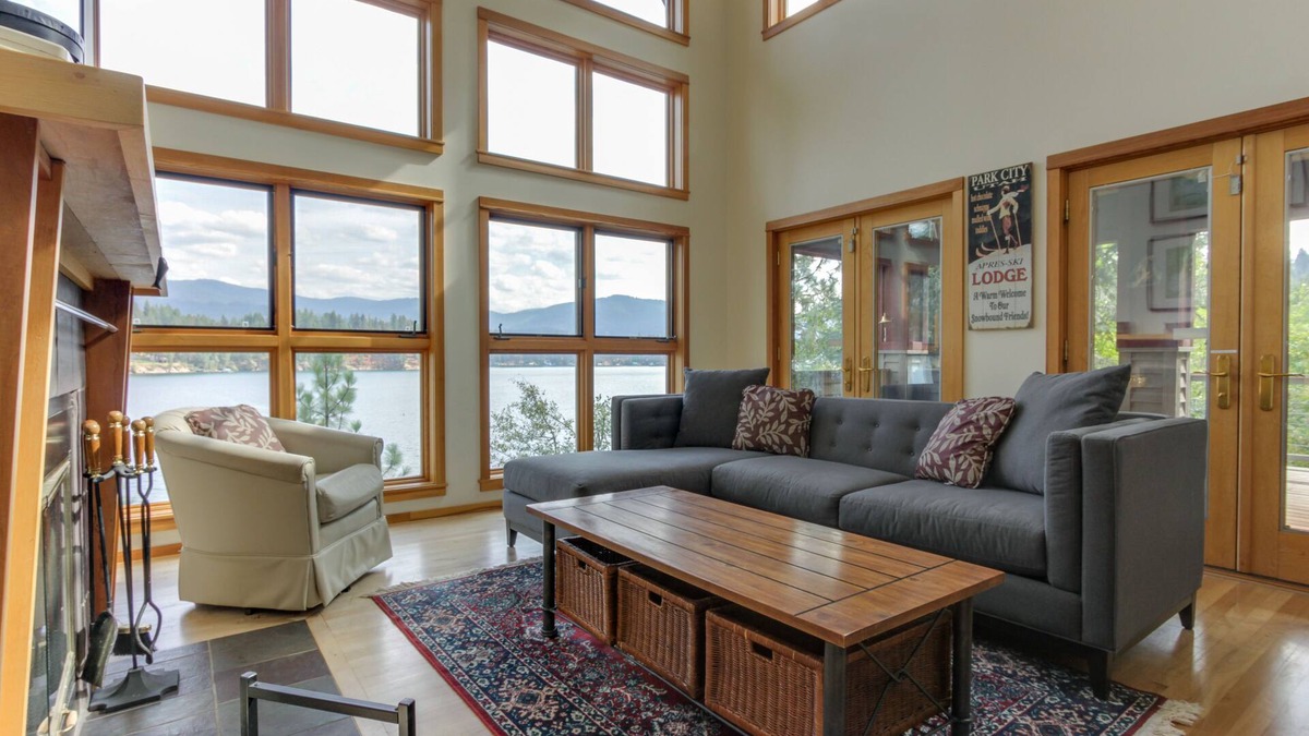 Hayden Lake House | Gorgeous Lakefront Home with Stunning Views & Private Dock - Dogs OK