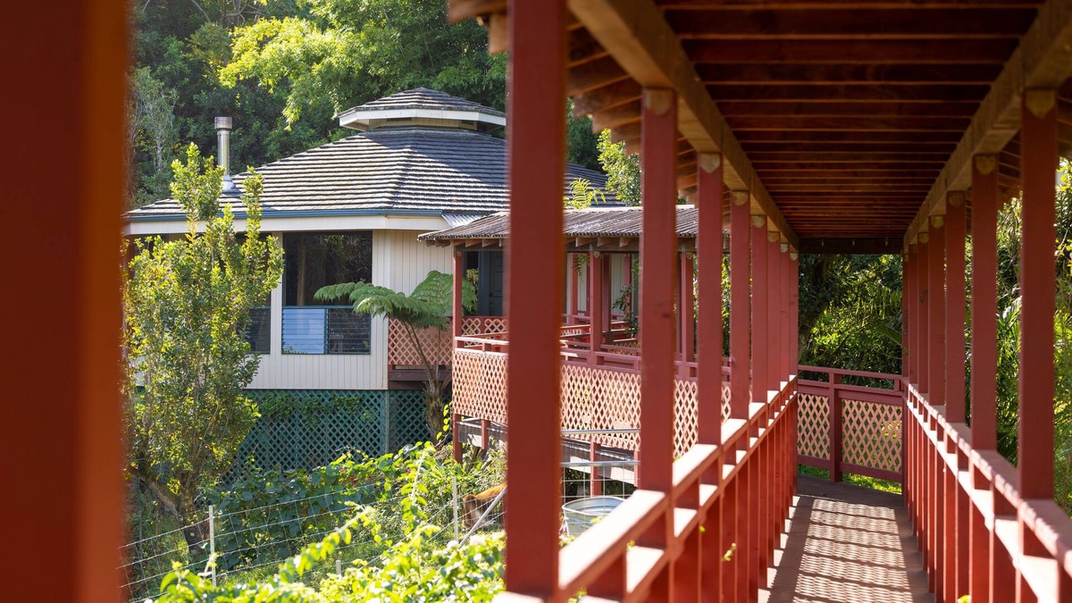 Honokaa House | Gorgeous Octagon - surrounded by forrest and mini cows!