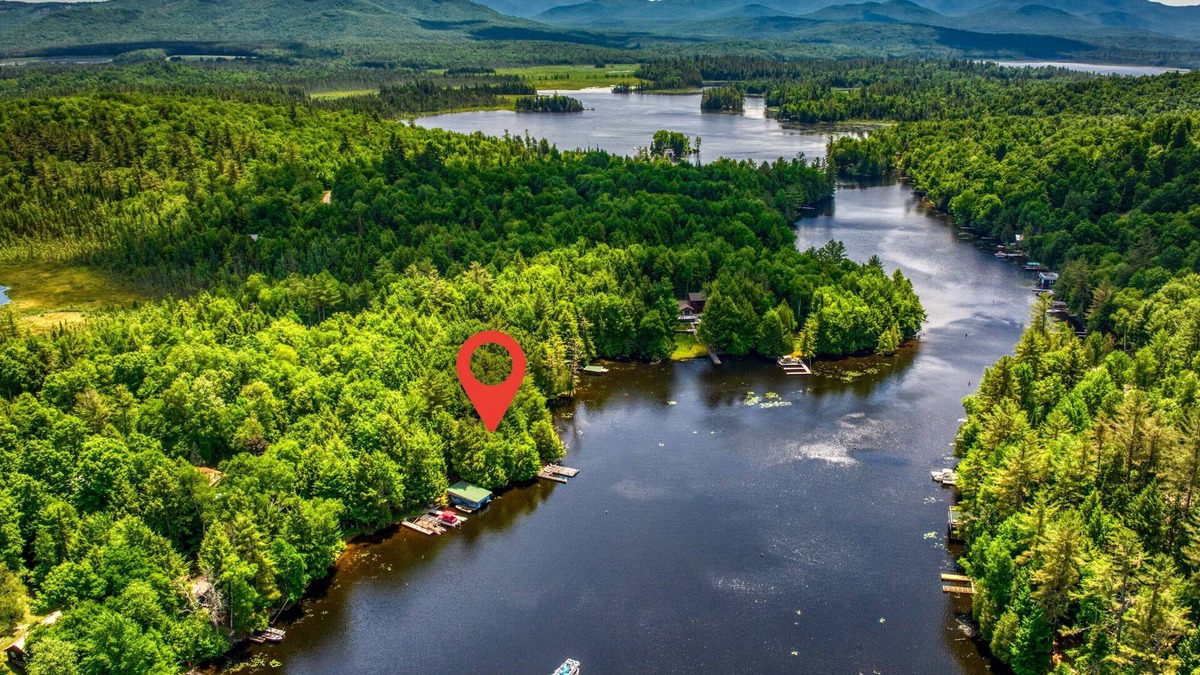 Saranac Lake House | Gorgeous Waterfront Camp on Lake Flower